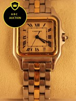 CARTIER PANTHER QUARTS MAN 27mm Staal en Goud