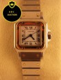CARTIER SANTOS AUTOMATISCH VROUW 24mm Staal met Goud